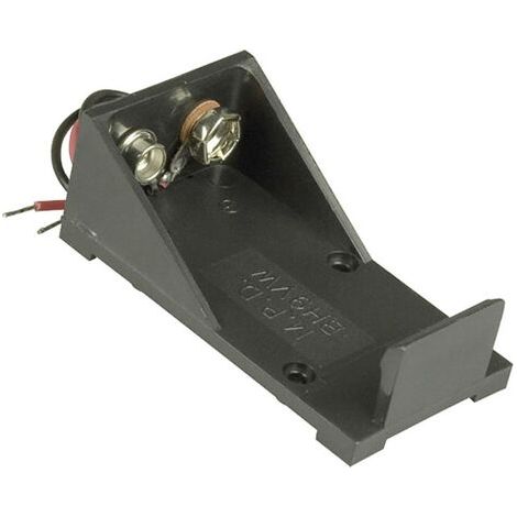 MPD BH9VW Batteriehalter 1x 9 V Block Kabel (L x B x H) 55 x 30 x 21 mm (1/3)