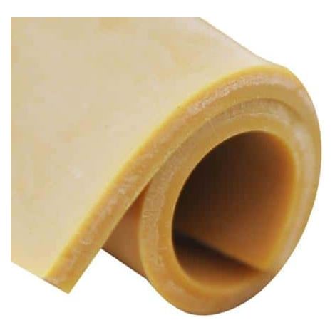 foglio di gomma naturale anti-abrasione para 100x140cm beige spessore di 5mm