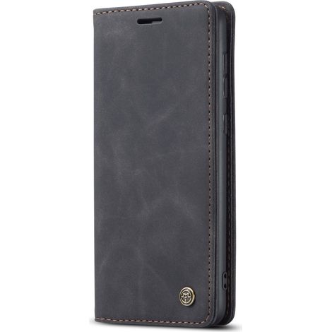 Caseme Hülle für Samsung Galaxy A53 5G, Leder-Wallet-Hülle, Schwarz (1/5)