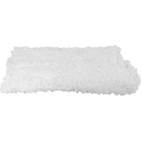 Filet de camouflage armée pour tir, chasse, randonnée et protection UV (Blanc 2x4 mètres) (1/5)