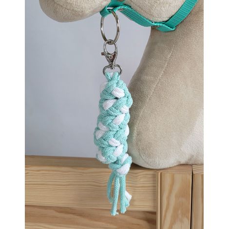 Cuerda de plomo para caballito de juguete - Blanco y menta (1/3)