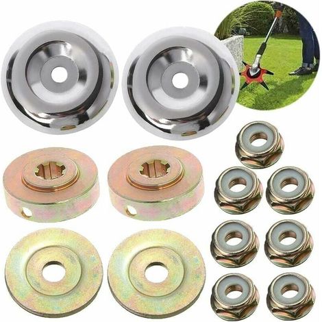 8pcs Universal Brush Cutter Head Accessory with 5pcs Fixing Nuts for Stihl Brush Cutter Head MUMU (1/4)
