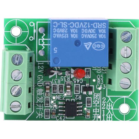 Module de commande de relais bistable monocanal 12 V CC (1/5)