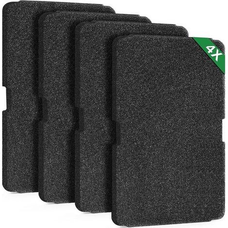 4 filtri per asciugatrice, filtri in spugna, compatibili con Beko Grundig Blomberg ElektraBregenz 2964840100, 240 x 155 x 11 mm (1/5)