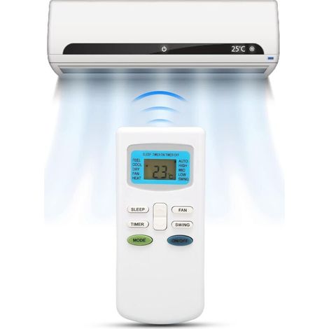 Télécommande Universelle de Climatiseur Compatible pour TCL, pour Dronic, pour Klimaire, pour Pioneer, pour Ciac, pour Airton, pour Dronic (1/5)