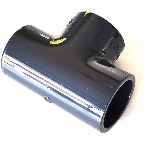 Té PVC Pression – U 90° / 32 mm intérieur F/F/F PN16 / Piscine et arrosage/égale 32mm