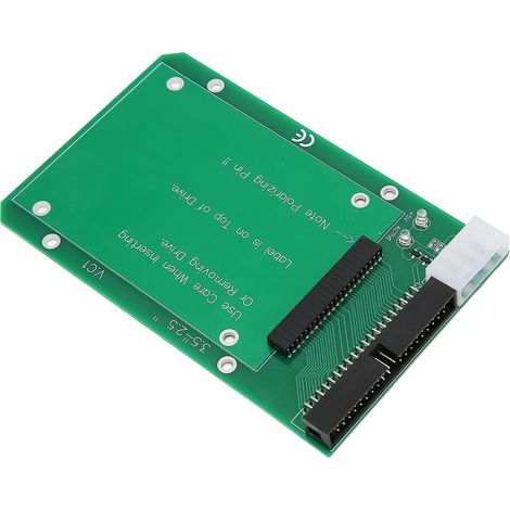 Carte de conversion IDE 44 broches pour disque dur/SSD SATA 2,5 pouces vers 3,5 pouces, permettant un transfert de données sécurisé et adaptée aux PC. (1/5)