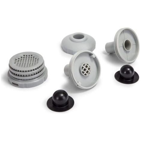 Set mit 2 Intex-Poolfiltern, chlor- und salzwasserbeständig. Komplettes Schlauchanschluss-Set. (1/5)