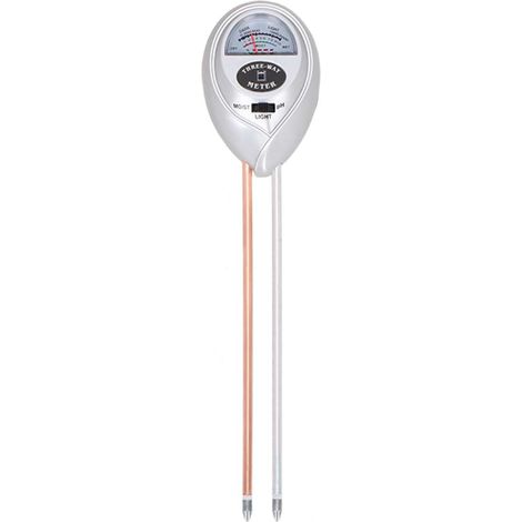 Esschert Design 3in1Messgerät für Feuchtigkeit, pH-Wert & Licht