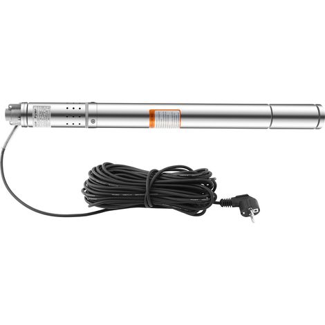 Pompe Immergée pour Puits Profond 1000 L/h 370W Pompe à Eau Électrique Pompe à Eau en Acier Inoxydable Usage Domestique Agricole Industriel (1/5)