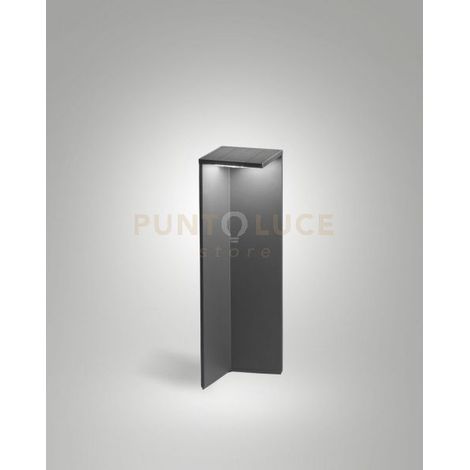 FOLD PALETTO SOLAR GRIGIO SCURO CON PANNELLO SOLARE CREPUSCOLARE CON SENSORE A LED 2,7W 3000K 388LM