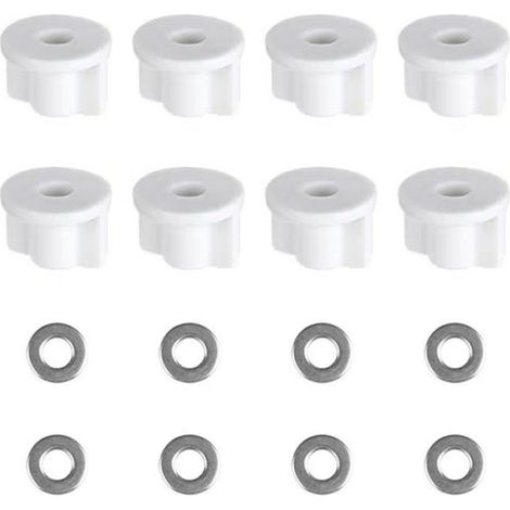 8 Pcs Rondelles Fixation Abattant WC Rechange Universel Cuneary (1/5)