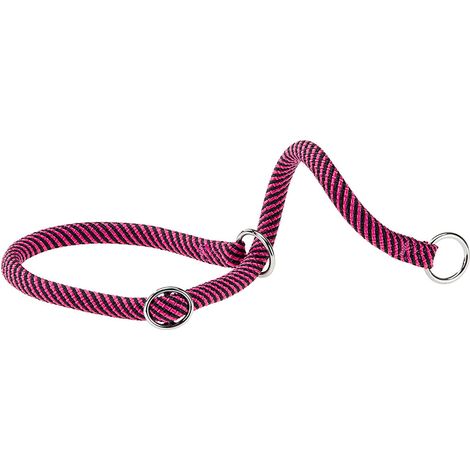 Ferplast SPORT EXTREME CS Collare a semistrangolo in nylon per cani. Variante 13/60 - Misure: A: 60 cm - B: Ø 13 mm - Fucsia