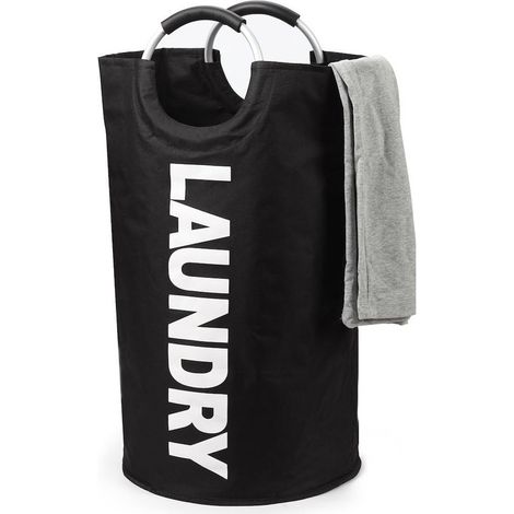 Paniers à linge 90L pliable sac à linge grande capacité corbeille de rangement pour vêtements