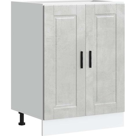 Maison Exclusive - Base da Cucina Porto Grigio Cemento in Legno Multistrato