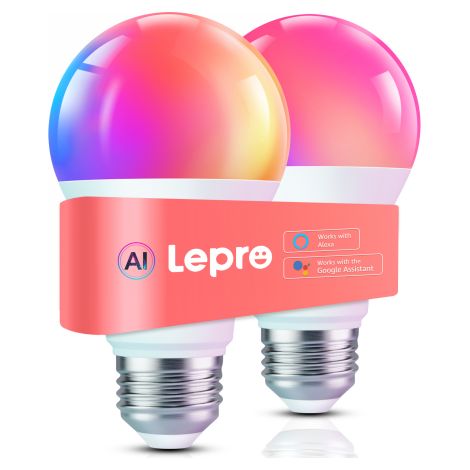 Lepro B1 AI Smart Bulb E27 - smarte E27-Glühbirnen (2 Stück) (1/4)
