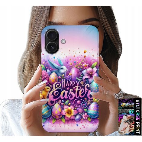 Custodia per iPhone 16 Plus - uovo felice, Pasqua, uova di Pasqua (1/5)