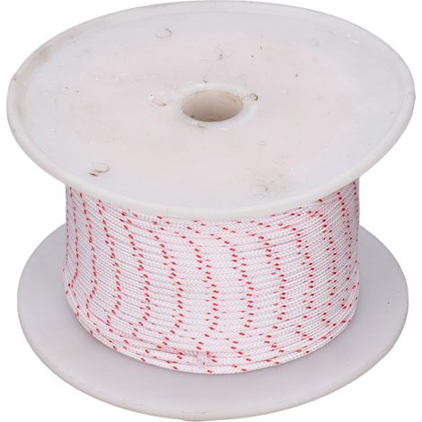 Nylon Rope Chain Saw Start Wear Resistant Strong Nylon Cutter Rope for Lawn Mower Engine2.8mm (1/2)