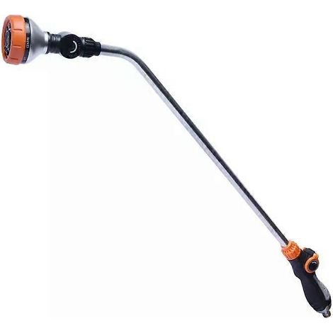 8-function Garden Sprinkler Water Gun compatible with Watering Vegetables Thumb Push Garden Long Rod Watering Nozzle (1/5)