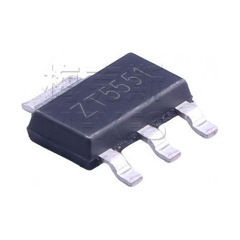 Changdian/Changjing CZT5551 SOT-223 160V 0.6A NPN-Schalttransistor, oberflächenmontierbares elektronisches Bauteil, 5 Stück geliefert.