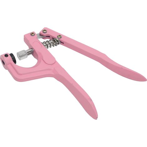 Outils de pose pour fixations à pression en résine plastique T5/T8 : pinces à main, pinces à pression, rose standard (1/5)