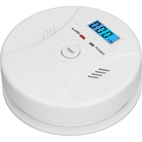 Alarme composite sans pile, détecteur autonome non fourni, dispositif de sécurité pour habitat, modèle standard, équipement de protection, alerte fiable, unité unique. (1/5)