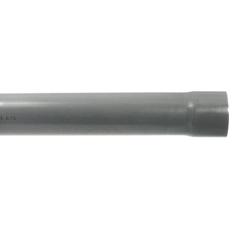 Tube PVC évacuation NF-Me prémanchonné - diamètre 80 mm - ép. 3,0 mm - 4 mètres - Arcanaute