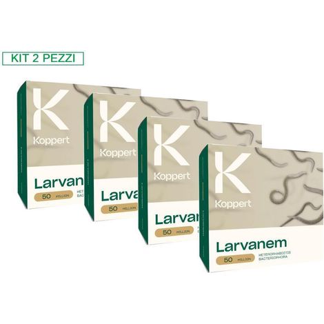 KOPPERT Kit 4 Confezioni Larvanem 50 milioni (1/3)