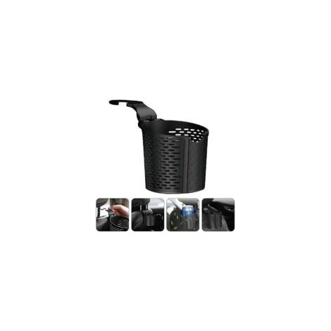 Portavasos colgante para coche, soporte para bebidas para reposacabezas de coche (negro) (1 pieza) - Crezuo (1/3)