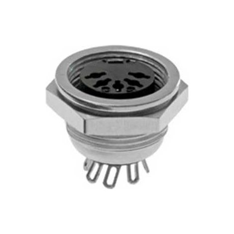 Connettore DIN Femmina 5 poli metallico da Pannello