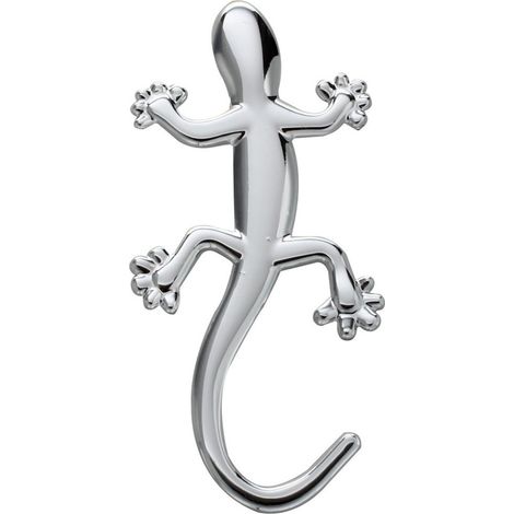 Trade Shop - ADESIVO 3D DECORING IN PVC CROMED BY CAR FIGURA STEMMA GECO GEKO STICKER - (1/4)