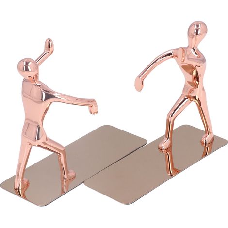 2 Pièces Serre-Livres Design Unique et Moderne, Décoratifs pour Salon, Bureau, Bibliothèque ou Restaurant (1/5)