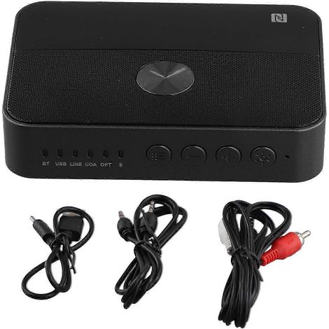Récepteur et émetteur NFC Bluetooth 5.3 2 en 1, adaptateur audio numérique-analogique coaxial/optique auxiliaire 3,5 mm, SimpleWHBYV (1/4)