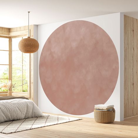 Papier peint rond / cercle - Couleur Tendance - 673 - Diamètre 30 cm (1/4)