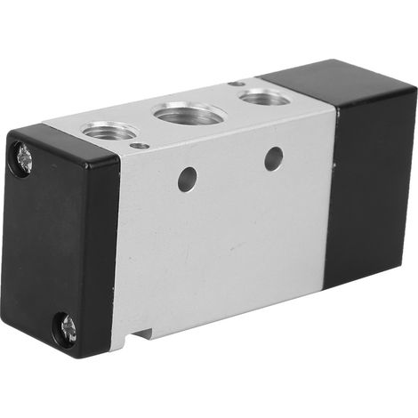 Vanne de commande pneumatique 5 voies à 2 positions, accessoire mécanique en alliage d'aluminium 4A110-06 G1/8 pouce (1/5)
