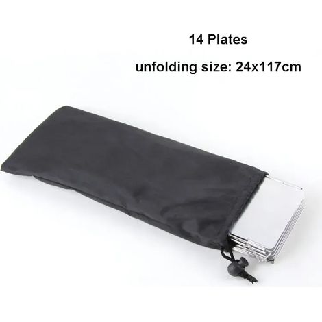 Plaques 8/9/10/12/14/16 Pare-vent pour réchaud à gaz, idéal pour le camping, les pique-niques et la cuisson en extérieur. Écran coupe-vent en alliage d'aluminium pour réchauds portables. (1/5)