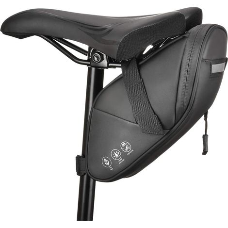 Bolsa reflectante para sillín de bicicleta, bolsa trasera impermeable, bolsa para sillín resistente a desgarros, bolsa para bicicleta de montaña para ciclismo al aire libre