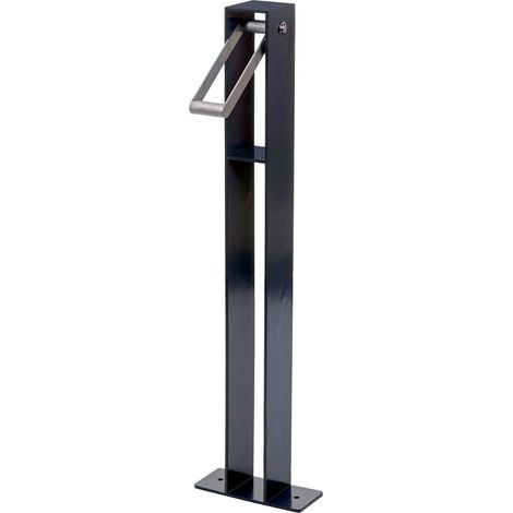 Arceau à vélo HHG-302, support pour vélo Arceau d'appui 96x24x10cm, anthracite