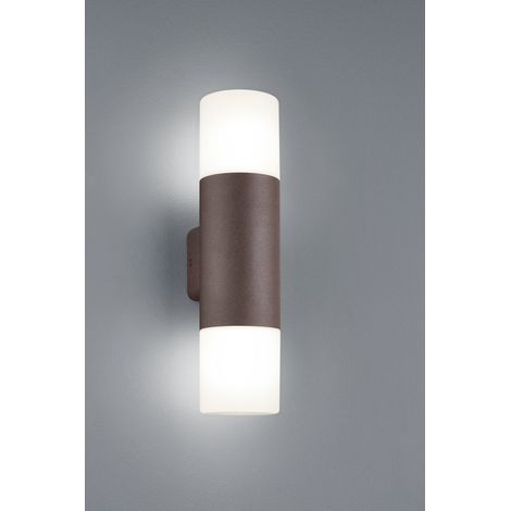 Applique Hoosic Biemissione 2xE27 Ruggine H33 cm IP44 Trio Lighting (1/2)