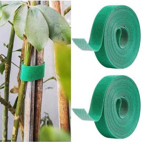 Garden Plant Ties - 2 Pack - 25 m - Reusable - White