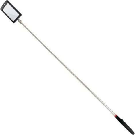 Miroir Télescopique - LED Intégrées - Double Rotule - Extensible Jusqu'à 88 Cm - Batterie Incluse (1/4)