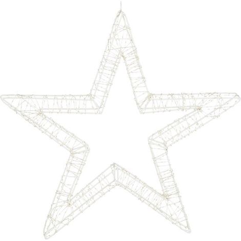 Luca Lighting Figurines de Noël LED Blanc chaud H6xl56xL56cm (1/4)