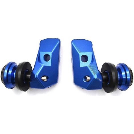 Für Yamaha YZF-R25 YZFR25 13-18 YZF-R3 YZFR3 YZF R3 R25 ABS MT 03 25 MT03 MT25 Hinterachs-Spindel-Kettenversteller-Schutz – Blau mit Gleitern (1/5)