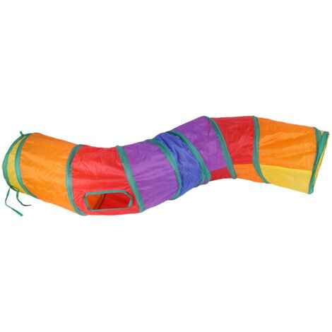 Tunnel pour Chat 2 Voies Pliable - Jouet interactif Pop-up Labyrinthe Maison - Tunnel de Jeu pour Chat Chiot Lapin Petit Animal (1/5)