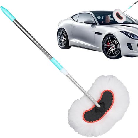 Balai à franges de voiture – Fournitures d'entretien de nettoyage à poils doux – Nettoyant de pare-brise de voiture – Pour débutants, famille, automobile, camion, VUS, intérieur (1/5)
