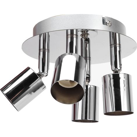 Douille GU10 à 4 têtes pour plafonnier, support de lampe réglable pour chambre et cuisine, 85-265 V (1/5)