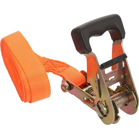 Sangle d'arrimage à cliquet pour camion, sangle de fixation de bagages, sangle de fixation de marchandises (5 mètres)-72.50X6.50X3.00CM (1/3)