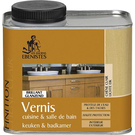 Vernis cuisine et salle de bain 450ML chêne clair - Les anciens ébénistes
