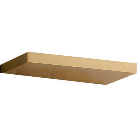 Applique gea luce yoana ag led 2600lm 3000°k ottone lampada parete mensola classica monoemissione