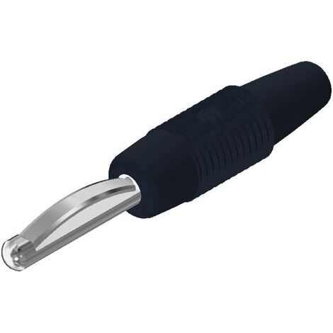 Fiche banane mâle Ø de la broche: 4 mm Hirschmann Test & Measurement VON 20 930046100 noir 1 pc(s) (1/4)